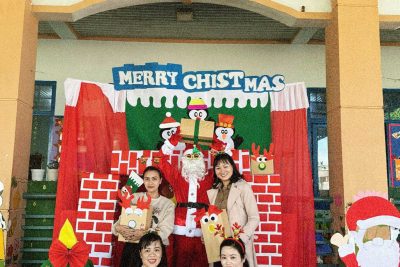 Trường MN HOA ĐÀO tổ chức Giáng Sinh năm 2023 cho các bé